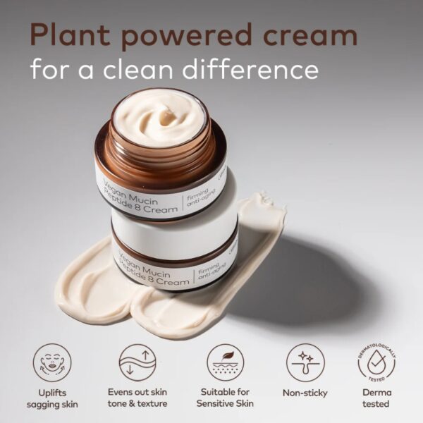 THE FACE SHOP alltimate Vegan Mucin Peptide 8 Cream - Image 3