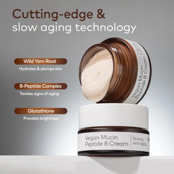 THE FACE SHOP alltimate Vegan Mucin Peptide 8 Cream - Image 4