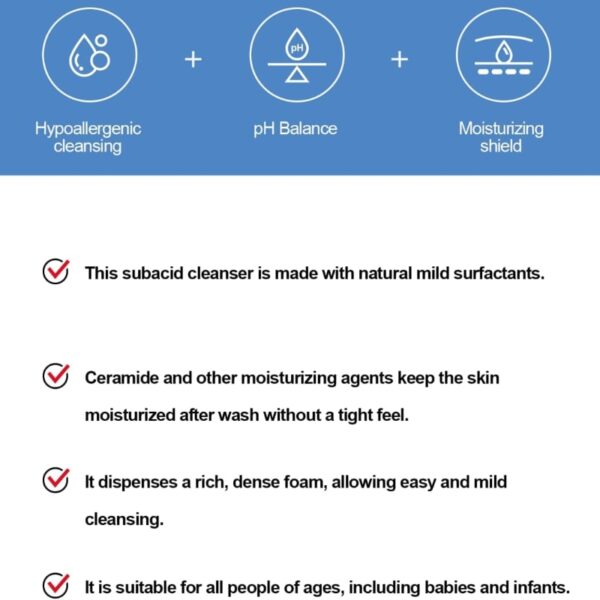 ZEROID Foaming Cleanser (+Intensive Facial Cream Cleanser 25ml) - Image 4