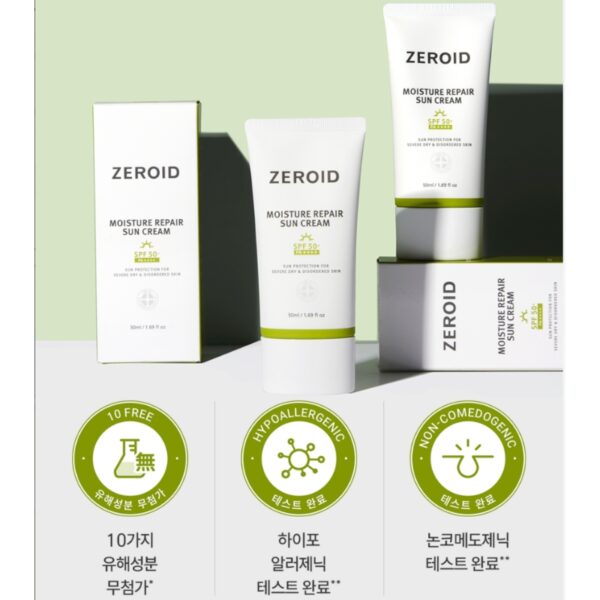 Zeroid Moisture Repair Sun Cream SPF 50+ PA++++ - Image 3