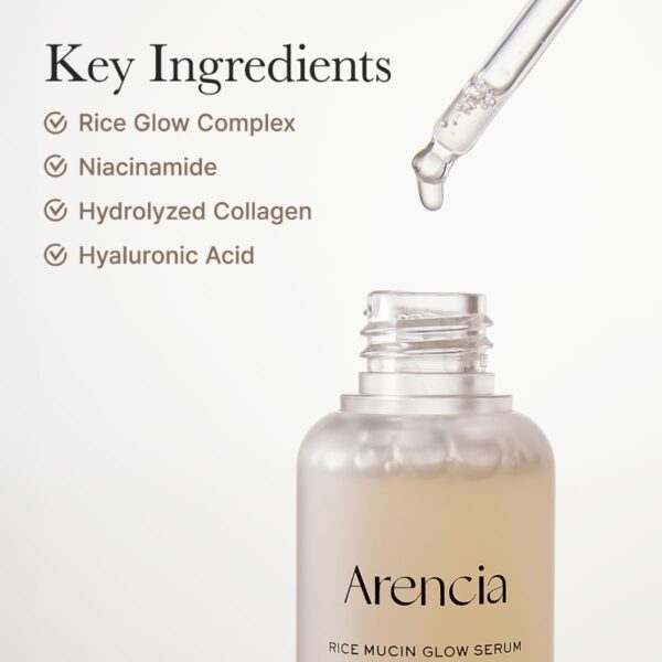 Arencia Rice Mucin Glow Serum - Image 2