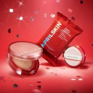 APRILSKIN Hero Cushion SPF50+PA++++ (+ Refill +Makeup Touch-up Pad)