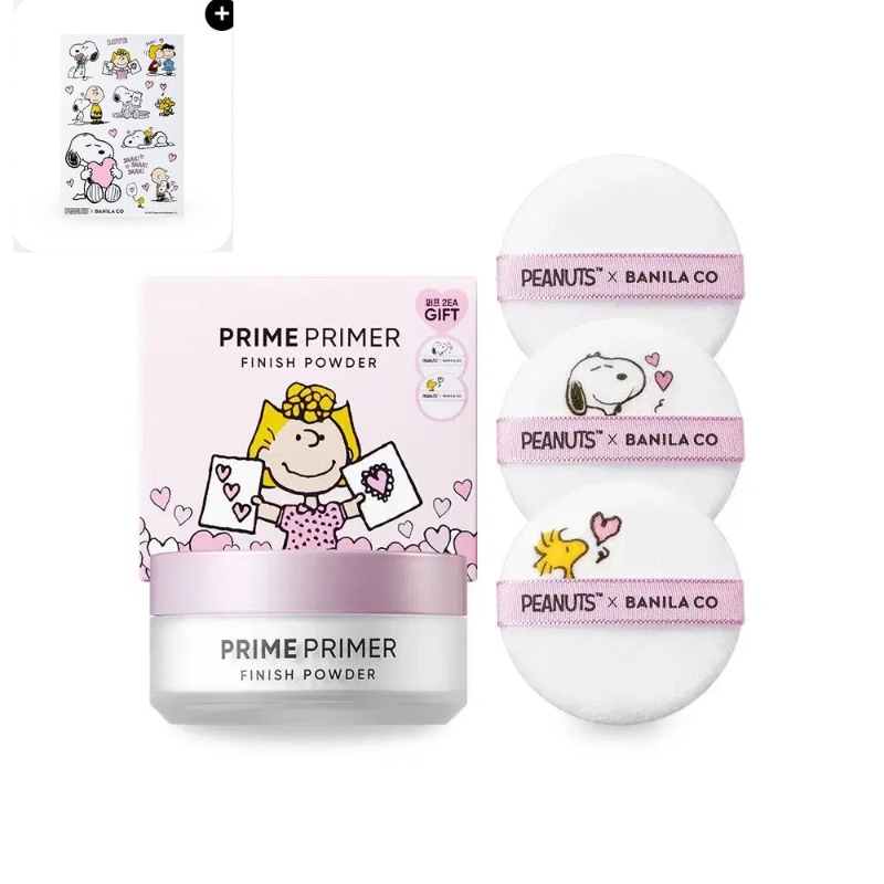 Snoopy x BANILA CO Prime Primer Finish Powder (+2puffs + Sticker )