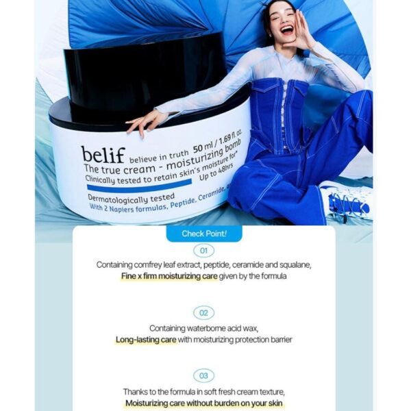belif The True Cream Moisturizing Bomb 30mL + 31mL Special Set - Image 4