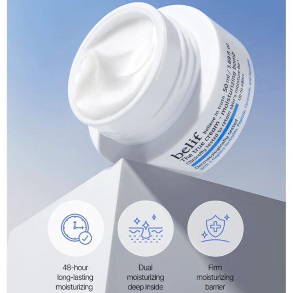 belif The True Cream Moisturizing Bomb 30mL + 31mL Special Set - Image 3