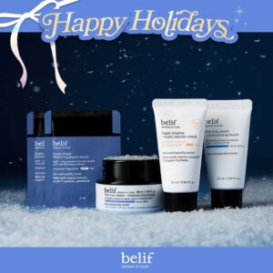 belif The True Cream Moisturizing Bomb Set(+Moisturizing Bomb + Vitamin Mask + Hyaluron Serum)