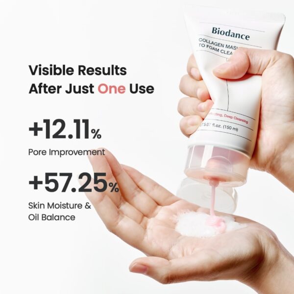 BIODANCE Collagen Mask To Foam Cleanser - Image 5
