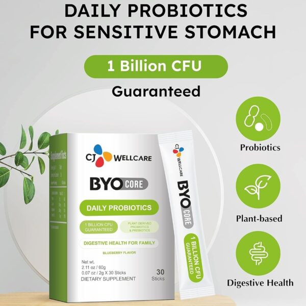 CJ BYOCORE Daily Probiotics 1 Billion CFU [#30 Sticks] - Image 3
