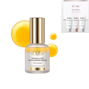 d’Alba White Truffle Double Layer Revitalizing Serum (+Vegan Sun Cream 3 Kit)