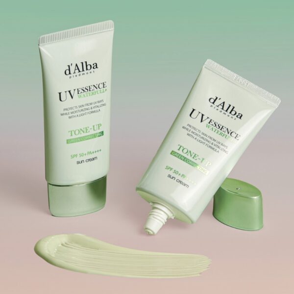 d’Ala Waterfull Tone Up Sun  Cream (Green Correcting) - Image 2