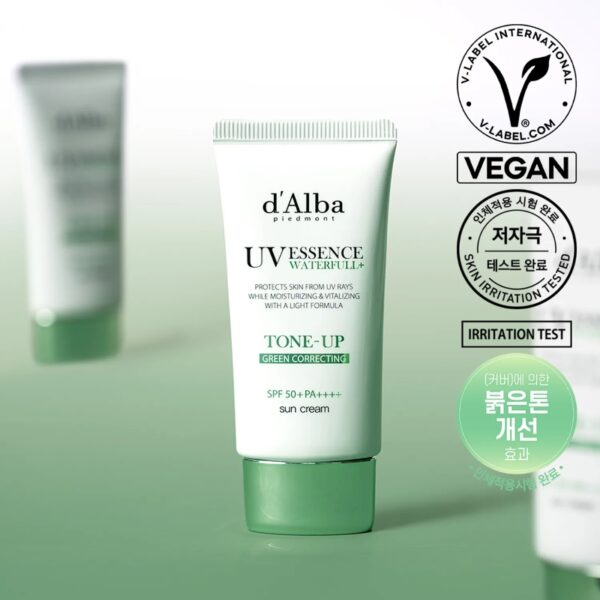 d’Ala Waterfull Tone Up Sun  Cream (Green Correcting)