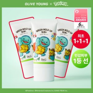 Pokemon Dr.G Green Mild Up Sun+ Set (40+40+40ml) [#Sensitive Skin]
