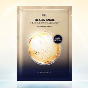 Dr.G Black Snail Retinol Wrinkle Mask 4P (+1P Set)