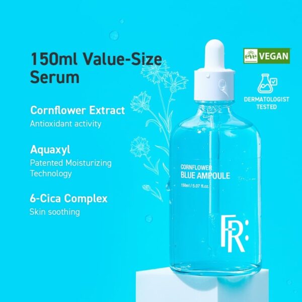 Dr.oacle Cornflower Blue Ampoule 150ml Double Set - Image 4