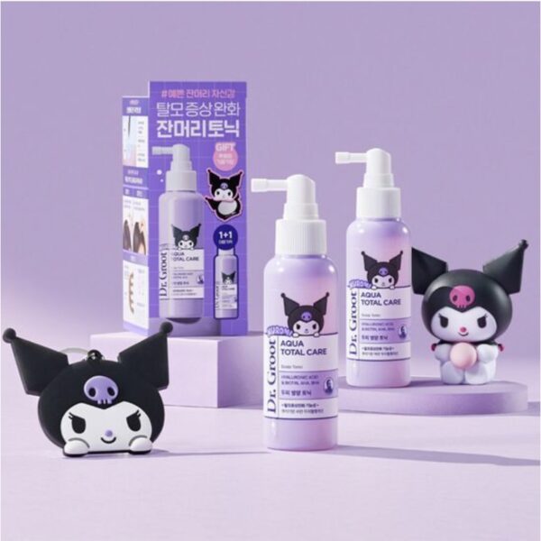 Dr. Groot Aqua Total Care Scalp Tonic 100ml+100ml Set (+Kuromi Mirror Keyring) - Image 2