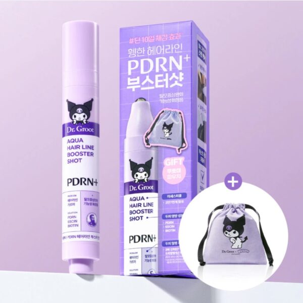 Dr. Groot Aqua Hair PDRN line Booster shot (+Kuromi Pouch) - Image 4