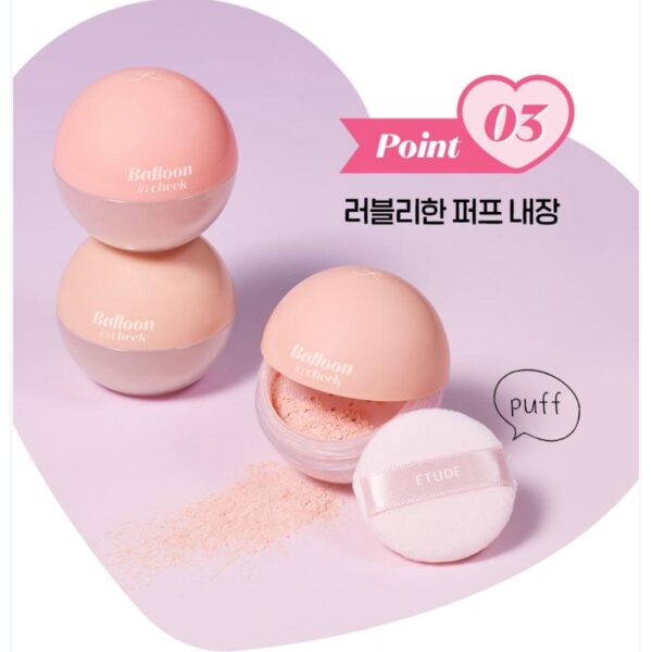 ETUDE Balloon in Cheek Set [#3 Colors] (+Mini + Brush) - Image 2
