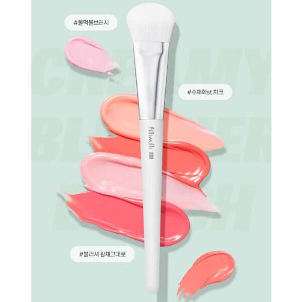 Fillimilli Creamy Blusher Brush 888 Set (+Pact Type Makeup Palette) - Image 2