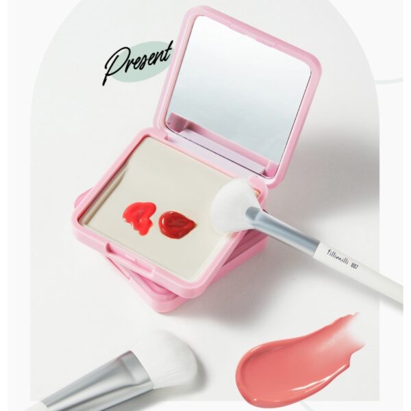 Fillimilli Watery Blusher Brush 887 Set  (+Pact Type Makeup Palette) - Image 2