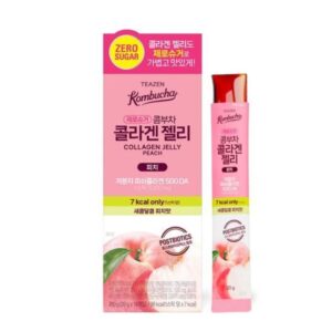 Teazen Kombucha Collagen Jelly Peach #14 Sticks