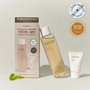 HEVEBLUE Salmon Caring Centella Toner 200mL Set (+Centella Cream 20ml)