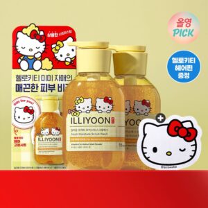 ILLIYOON Fresh Moisture Scrub Wash 400ml +400ml Set [#JUMBO SIZE]