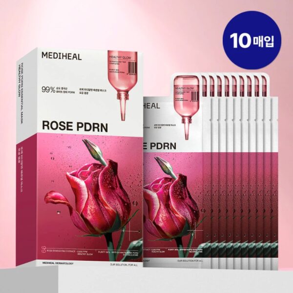 MEDIHEAL British White Rose PDRN Essential Mask Sheet Bio Emulsome [10 masks]