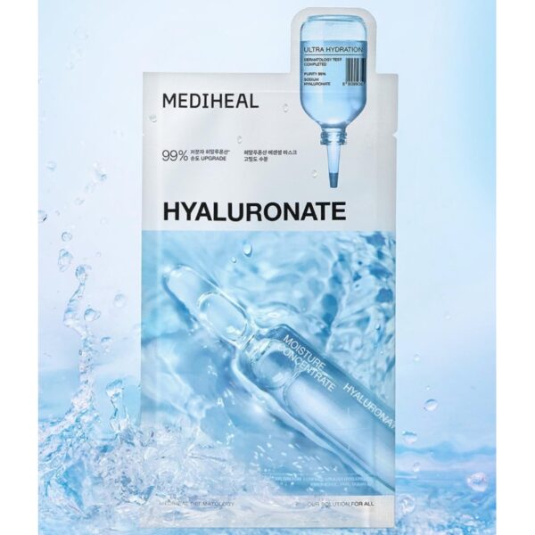 MEDIHEAL Hyaluronate Essential Mask Sheet Ultra Hydration [#10 Sheets] - Image 3