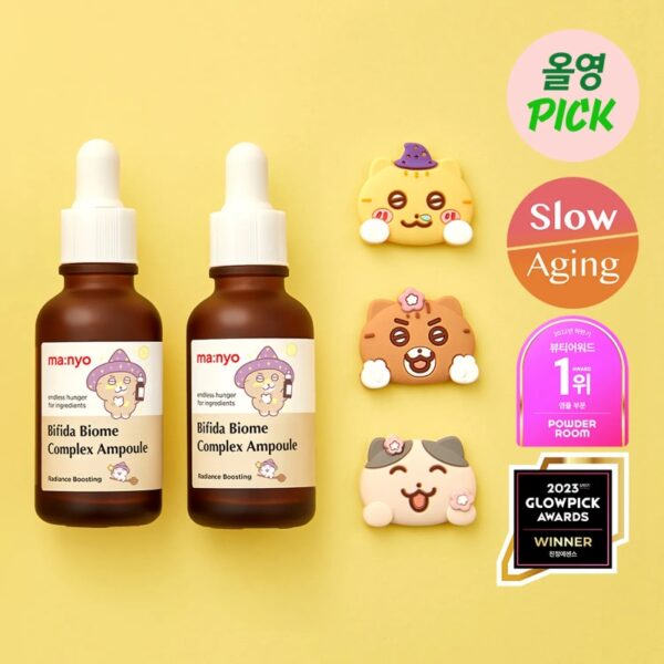 TINTINTINKLE x ma:nyo Bifida Biome Complex Ampoule 30ml Double Pack (+Magnet 3P) - Image 2