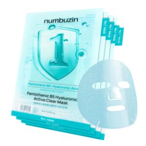numbuzin No. 1 Pantothenic B5 Hyaluronic Acitve Clear mask [#10 Masks]