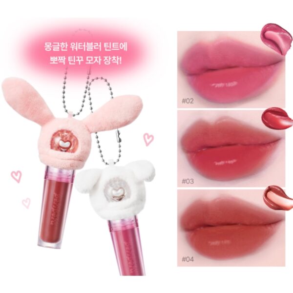 [School of Hip Edition] peripera ink the gelable tint Set(+Rabbit Hat Keyring) - Image 5