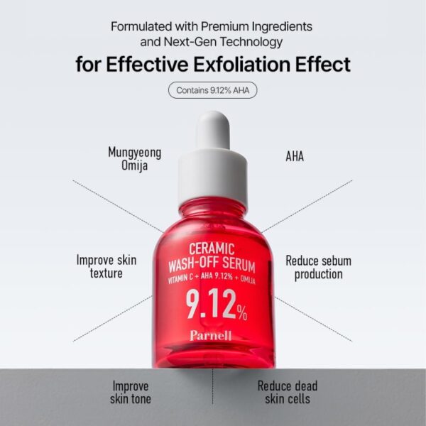 Parnell AHA 9.12 Ceramic Wash-off Serum - Image 3