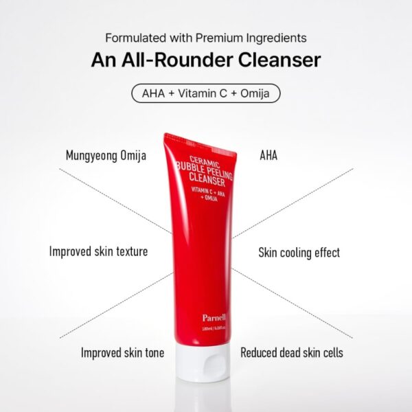 Parnell Ceramic Bubble Peeling Cleanser - Image 3