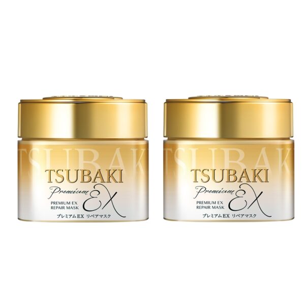 Tsubaki Premium EX Repair Hair Mask 180g + 180g Set