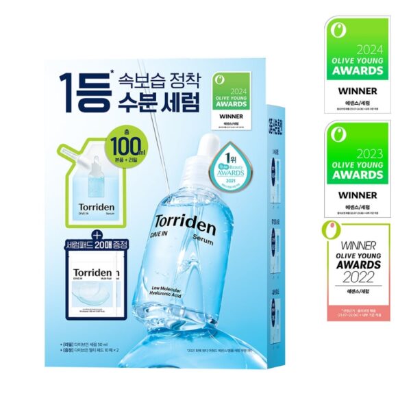 Torriden Dive-In Serum 50mL Refill Set (+50mL Refill + Pad 20p) - Image 6