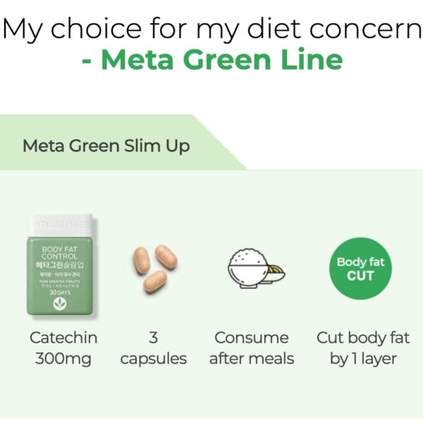 [ Renewal] VITALBEAUTIE Meta Green Slim Up 30 Days - Image 7