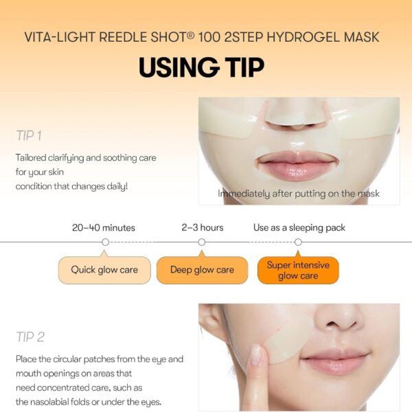 Vita-Light Reedle Shot 100 2Step Hydrogel Mask - Image 4