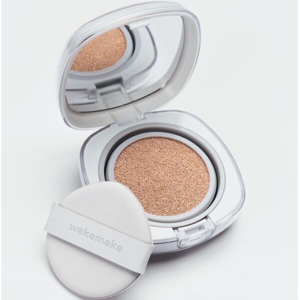 WAKEMAKE Seamless Wear Cushion Set [#23 Beige] (+Refill) - Image 2