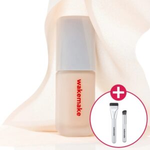 WAKEMAKE Seamless Wear Foundation Set [#3 Colors]  (+Bursh 2p)
