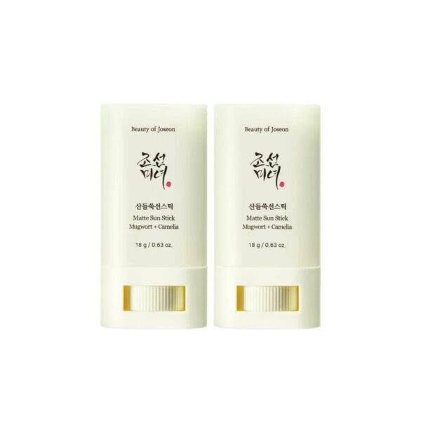 beauty of joseon Matte sun stick : Mugwort + Camelia Double Pack