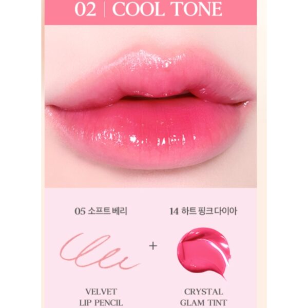 CLIO Velvet Lip Pencil Special Set [#05 Soft Berry] (+Sharpener) - Image 5