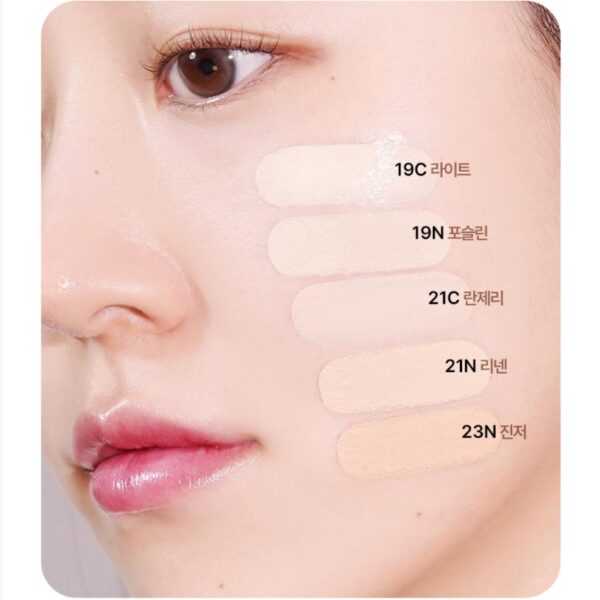 CLIO Kill Cover Mesh Glow Essential Cushion Set [#3 Colors] (+Refill +Dew Cheek) - Image 7