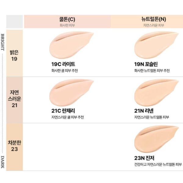 CLIO Kill Cover Mesh Glow Essential Cushion Set [#3 Colors] (+Refill +Dew Cheek) - Image 8