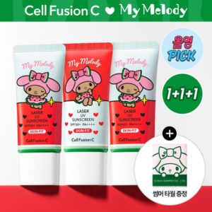 TANNING MY MELODY x Cell Fusion C Laser UV Sunscreen 35ml*3ea (+Summer Towel)