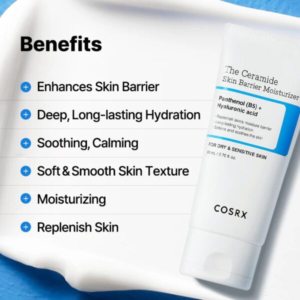 COSRX The Ceramide Skin Barrier Moisturizer 80ml - Image 2