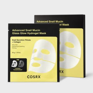 Cosrx Advanced Snail 96 Mucin Glass Glow Hydrogel Mask [#3 masks]
