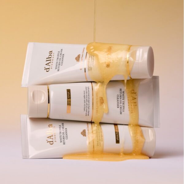 dalba White Truffle Return Oil Cream Cleanser Tube - Image 2