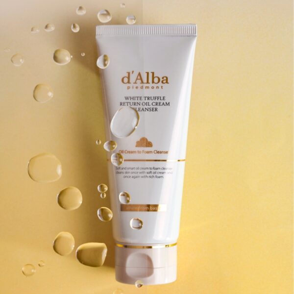 dalba White Truffle Return Oil Cream Cleanser Tube - Image 5