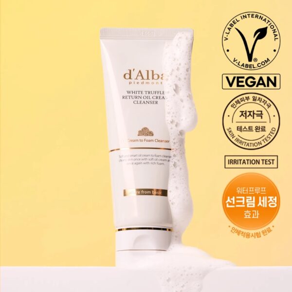 dalba White Truffle Return Oil Cream Cleanser Tube