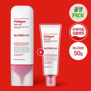 Dr.FORHAIR Folligen Sea Salt Scaler 300g Set (+50g)